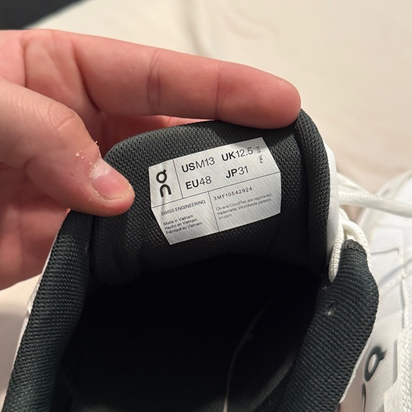 On Clouds “Roger” size 13. Great condition - Picture 6 of 6